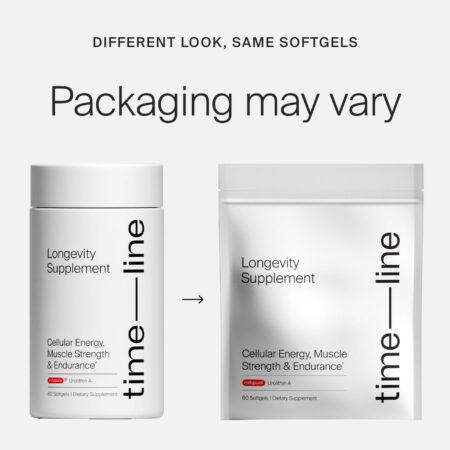 Timeline Mitopure Softgels (4-month) - packaging may vary