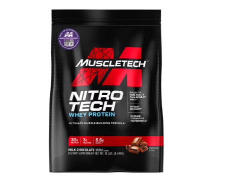MuscleTech Nitro Tech Performance Milk Chocolate 10 lb / 4.54 kg