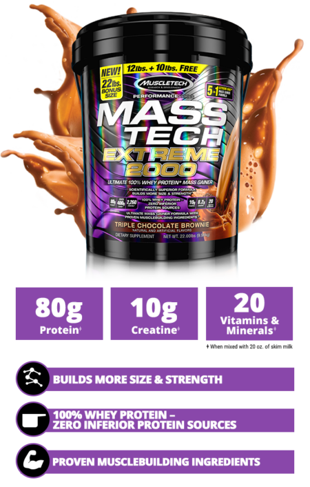 Muscletech Mass Tech Extreme 2000 (10kg x 2)