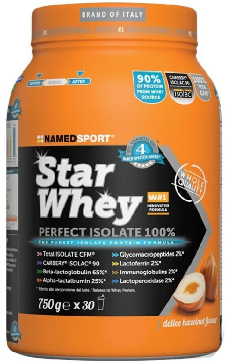 NamedSport Star Whey Perfect Isolate 100% Delice Hazelnut 750g