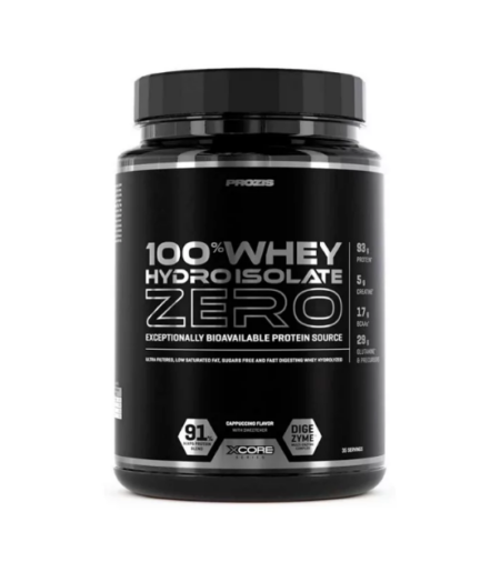 Prozis 100% Whey Hydro Isolate Zero 750g clean front