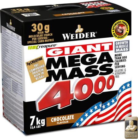 Weider Mega Mass 4000 (Bulk 2 x 7kg)